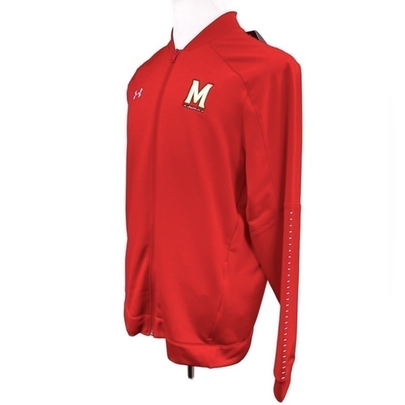 Under Armour Men's Maryland Terrapins Full Zip Knit Warm-Up Jacket - Picture 3 of 11